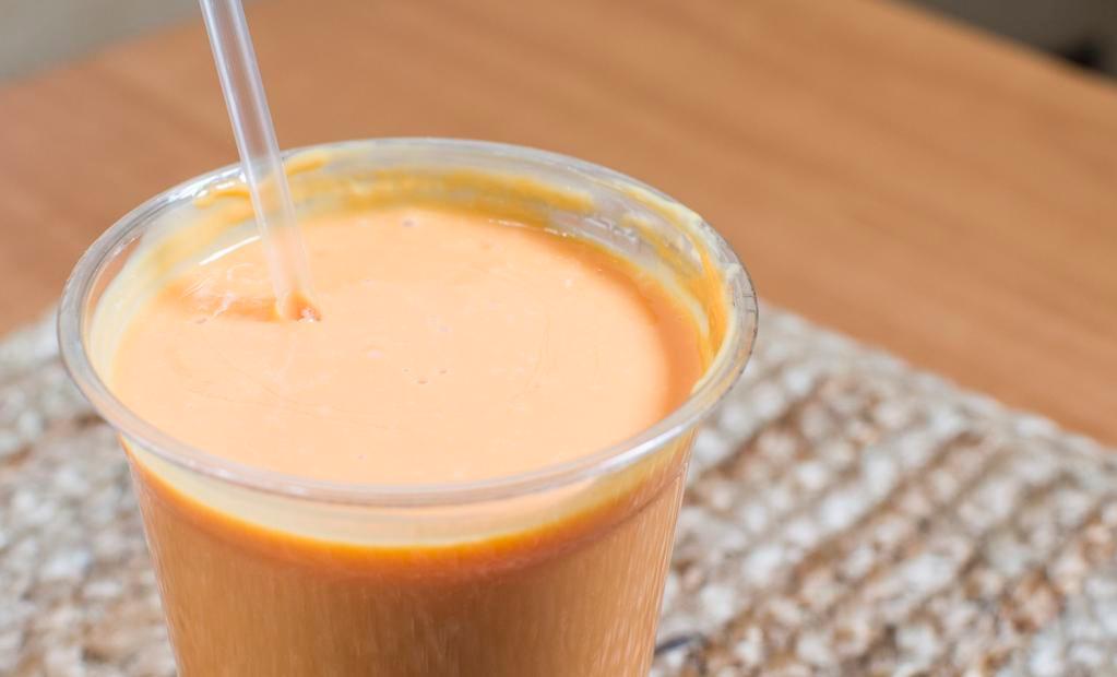 Mango Lassi · Cool churned yogurt drink with Mango.