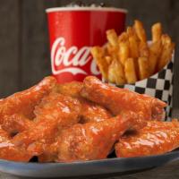 10Pc Classic Wings Combo · Let these wings take you higher. 10 crispy and juicy bone-in Classic Wings sauced and tossed...