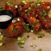 Haus Bbq Wings · 6 fried chicken  Wings toss with our Haus BBQ sauce