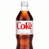Diet Coke® · 20 oz bottled Diet Coke .
