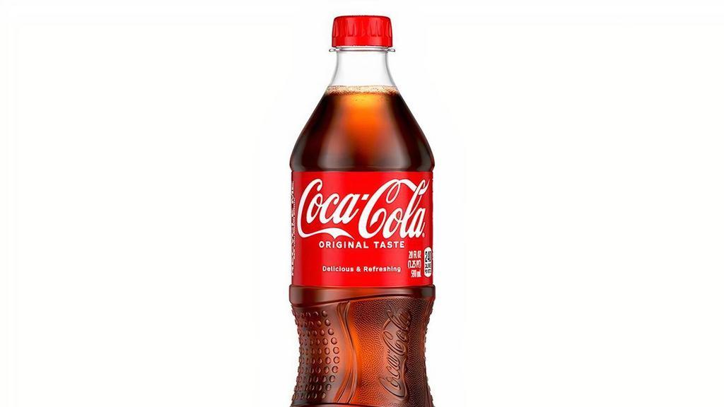 Coca-Cola® · 20 oz bottled Coca-Cola.