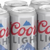 Coors Light 6 Pack Cans · Must be 21 to purchase.