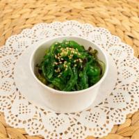 Seaweed & Cucumber Salad · seaweed salad, cucumber, onion, original dressing