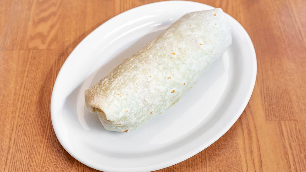 Bean And Cheese Burrito · Beans and cheese only. NO MEAT.