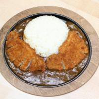 Pork Tonkatsu Curry · Two juicy pork loin filets battered in panko flakes and fried to perfection. Served with cur...