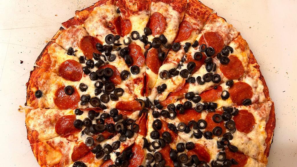 2 Toppings · Choose two toppings.