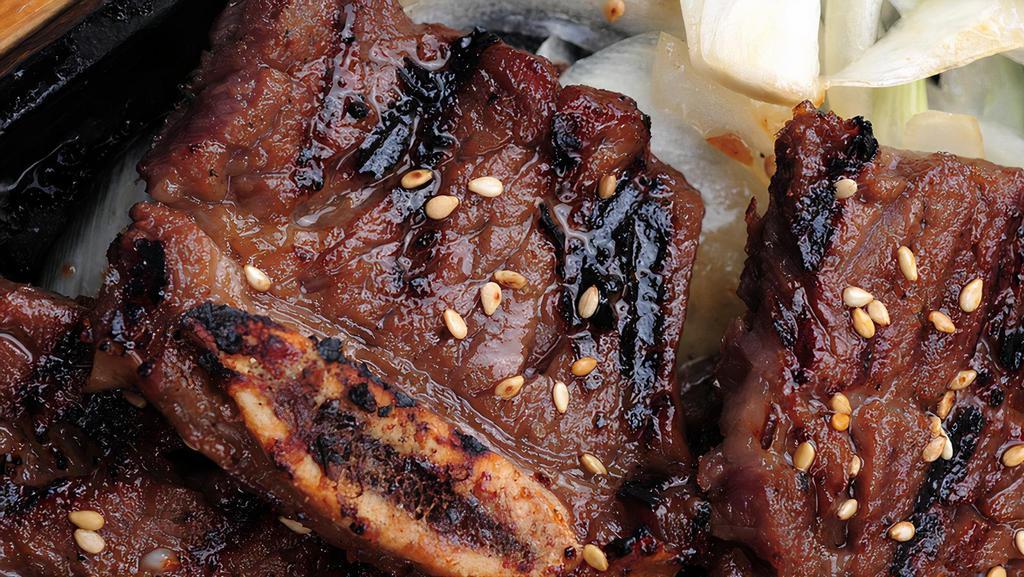 Bbq Beef Ribs · Asian‐style marinated BBQ beef ribs.