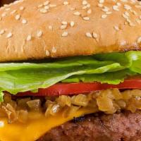 (Vegan) Beyond Burger · Vegan. Beyond Meat Vegan Burger, Vegan Cheese, Organic Letuce, Organic Tomato, Organic Yello...
