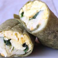 Breakfast Burrito · Organic Cage-Free Eggs, Natural Cheddar Cheese, Organic Spinach, Organic Hash Browns. Organi...