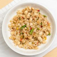 Chicken Fried Rice · Vegetable, egg 
With miso soup
