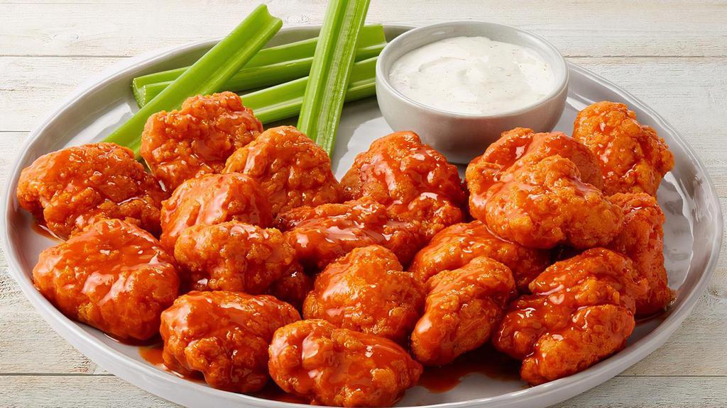 18 Boneless Wings · Crispy boneless wings with styles that go way beyond Buffalo.