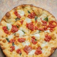Classic Margherita · San marzano tomato sauce, fresh mozzarella, basil leaves, and extra virgin olive oil. No Sub...