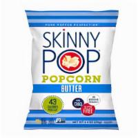 Skinny Pop Popcorn Butter 4.4Oz · Richest butteriest popcorn yet! 43 calories per cup, non-GMO, no artificial ingredients glut...