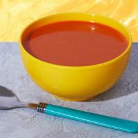 Tomato Soup · Creamy tomato soup. The perfect combo to dip your grilled cheese in.