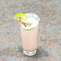 Paloma · Tequila cazadores reposado,grapefruit juice, grapefruit soda, salt/tajin, lime.