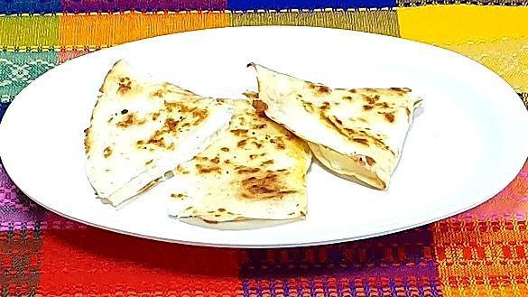 Regular Quesadilla With Cheese · 8'' flour tortilla with cheese