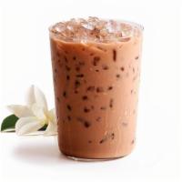 Iced Coffees|Vanilla Iced Coffee · Our premium espresso shots blended with our French Deluxe™ vanilla powder and served over ic...