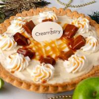 Caramel Apple · Caramel and Apple flower ice cream in 9in. Pie crust.