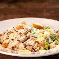 Chicken Caesar Salad · Grilled chicken, romaine, parmesan, and house made caesar dressing.