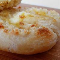Buttered English Muffin · English muffin buttered and toasted