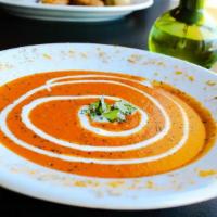 Tomato Soup · tomato cooked with garlic, ginger and spices.