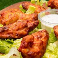 Chicken Wings (8 Pcs) · your choice of bbq, buffalo or creamy sauce