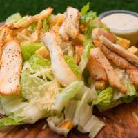 Caesar'S Salad · romaine lettuce mixed with parmesan cheese and caesar dressing topped with crotons