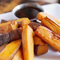 Grilled Sweet Potatoes · Gluten-free, soy-free, peanut-free, tree-nut-free. With maple syrup.