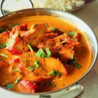 Butter Chicken · In its purest form, yogurt-and-spice marinated chicken, tomato Sauce and comprised of butter.