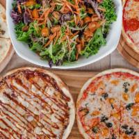 Medium Package  (Serves 13-20) · Choice of 15 Pizzas and 1 Catering Salad