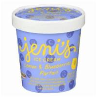 Jeni'S Lemon And Blueberry Parfait Ice Cream (1 Pint) · Fruity & bright. Tart and uber creamy lemon with from-scratch blueberry jam in fresh culture...
