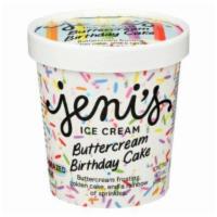Jeni'S Butter Cream Birthday Cake Ice Cream (1 Pint) · Cream cheese ice cream layered with crumbles of soft vanilla cake and swirls of made-from-sc...
