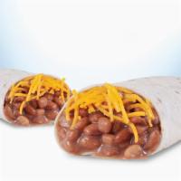 Red Burrito · Homemade beans, mild red sauce, and mild real cheddar cheese wrapped in a warm flour tortilla.