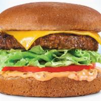 Boca Burger · A meatless burger made of soy and vegetarian flavors, real American cheese, fresh lettuce an...