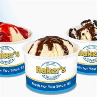 Sundaes · Made with hand-scooped real ice cream and choice of toppings.