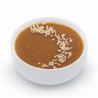 Sesame Ginger · An individual serving of a light sauce with sesame, ginger, & citrus. This earthy but sweet ...