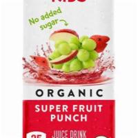 Honest Kids Super Fruit Punch · This refreshing, organic Fruit Punch has hints of apple, grape, strawberry, and watermelon.