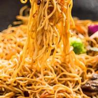 Beef Chow Mein · Stir fried noodle dish.