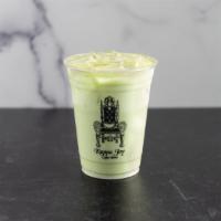 Iced Matcha Green Tea Latte · Matcha Green Tea Powder- Vanilla- Milk