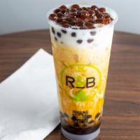 Brown Sugar Crystal Boba Milk · 