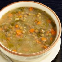 Lentil Soup · Available in gluten free.