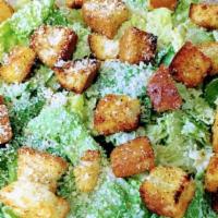 Caesar Salad · Romaine lettuce, croutons, Parmesan cheese tossed with our house made Caesar dressing. Avail...