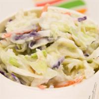 Patch Slaw · Side of our homemade dairy-free creamy slaw with red & green cabbage & carrot shreds. Pairs ...