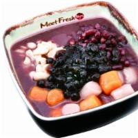 Hot Red Bean Soup + Combo A · Includes Taro Balls, Red Beans, Red Bean Soup, Red Beans, Peanuts, Boba