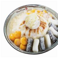 Q Mochi Milk Shaved Ice (Large) · Includes Mini Q, Melon Jelly, Potaro Balls, Q Mochi, Ice Cream