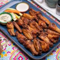 20 Pcs  All Natural Wings · all natural (no hormones or antibiotics)  chicken wings cooked to perfection. Choose your fa...