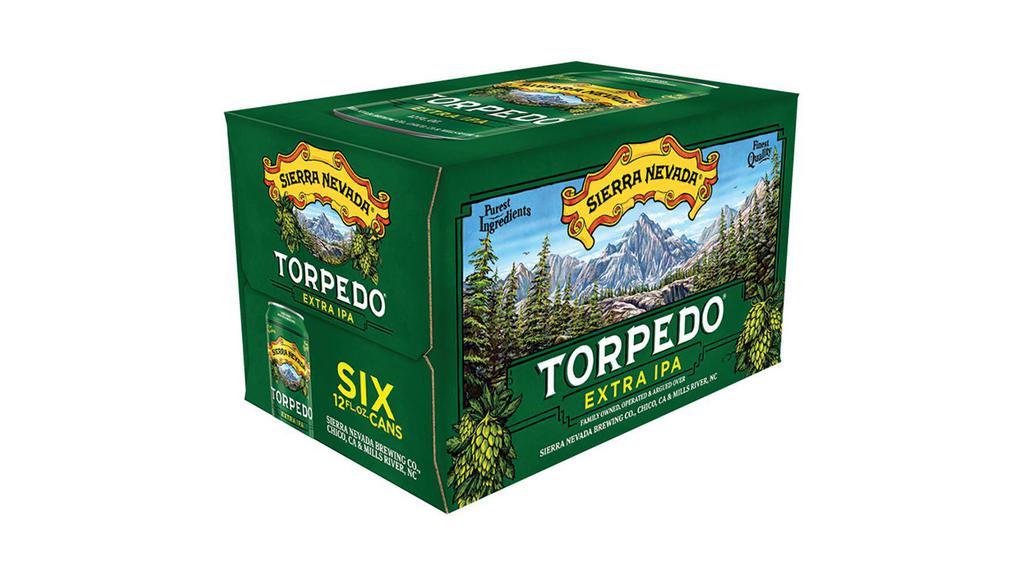 Sierra Nevada Torpedo Extra Ipa Can (12 Oz X 6 Ct) · Our “Hop Torpedo” amplifies big aromas of citrus, pine, and herbal character.