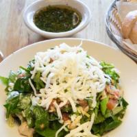 Ventura · Chopped grilled chicken, lettuce, tomato, spinach, warm rice & low fat mozzarella cheese, to...