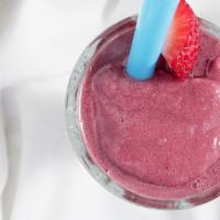 Strawberry Smoothie · Our creamy strawberry smoothies are are made with pureed fruit & fat - free Vanilla yogurt.