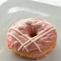 Strawberry White Chocolate Donut · 